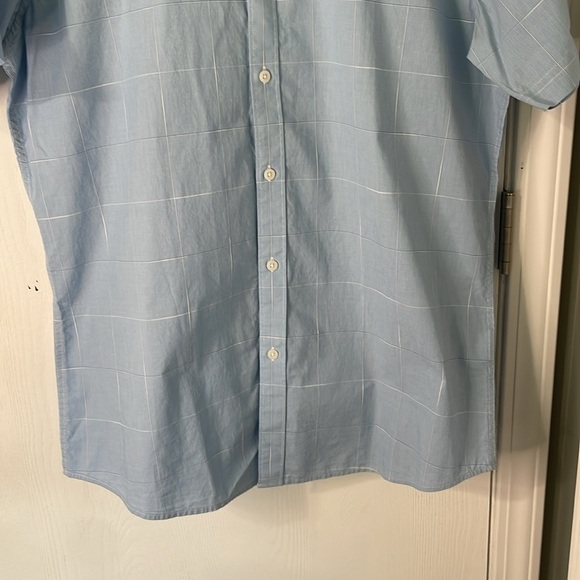 WHPOLOSPORTS NWT Men's Regular Fit Light Blue Logo Short Sleeve Button Shirt XL - Picture 3 of 9